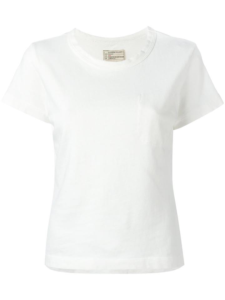 Current/elliott Chest Pocket T-shirt, Women's, Size: Ii, White, Cotton