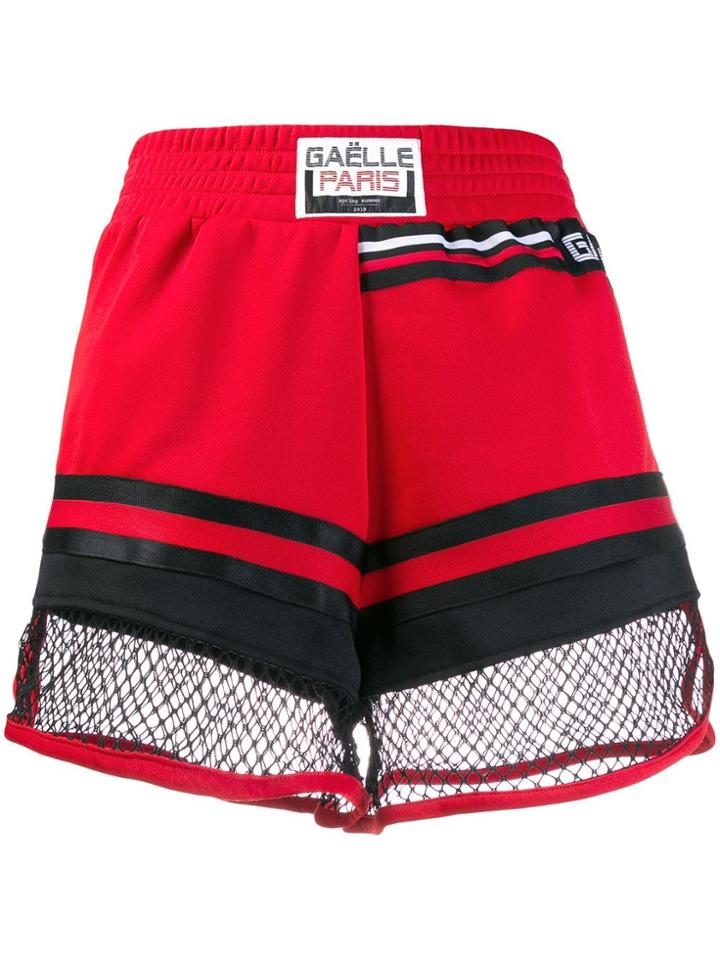 Gaelle Bonheur Jersey Sports Shorts - Red