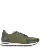 Canali Lace Up Sneakers - Green