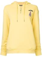 Alexa Chung Alien Abduction Logo Hoodie - Yellow & Orange