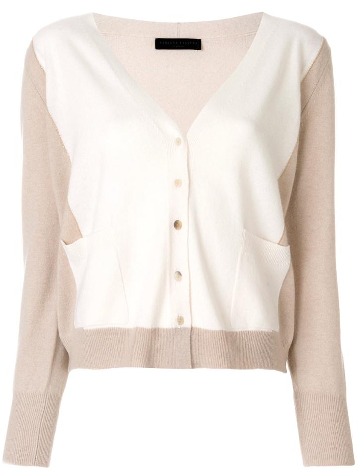 Fabiana Filippi Colourblock Cardigan - Nude & Neutrals