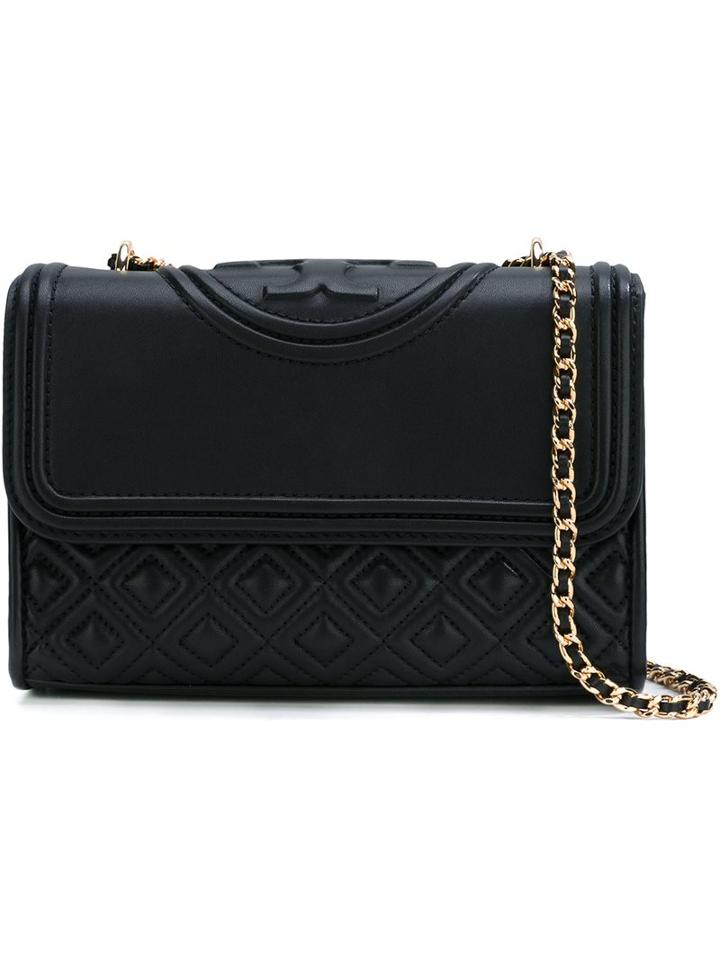 Tory Burch 'fleming' Crossbody Bag, Women's, Black, Bos Taurus