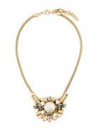 Radà Oversized Pendant Short Necklace - Metallic