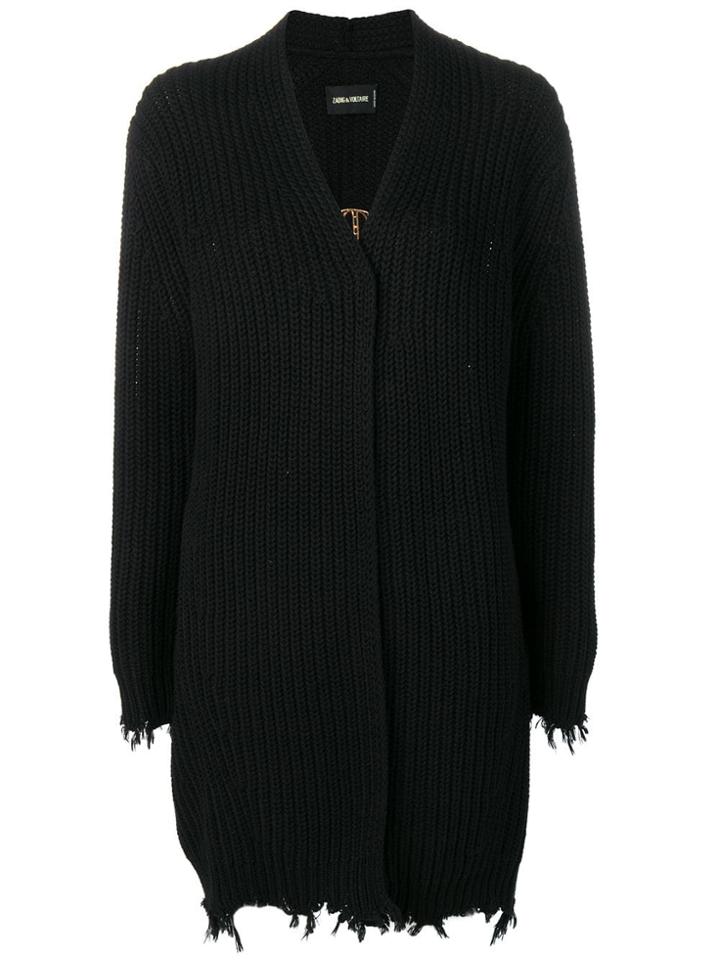 Zadig & Voltaire Back Logo Cardigan - Black