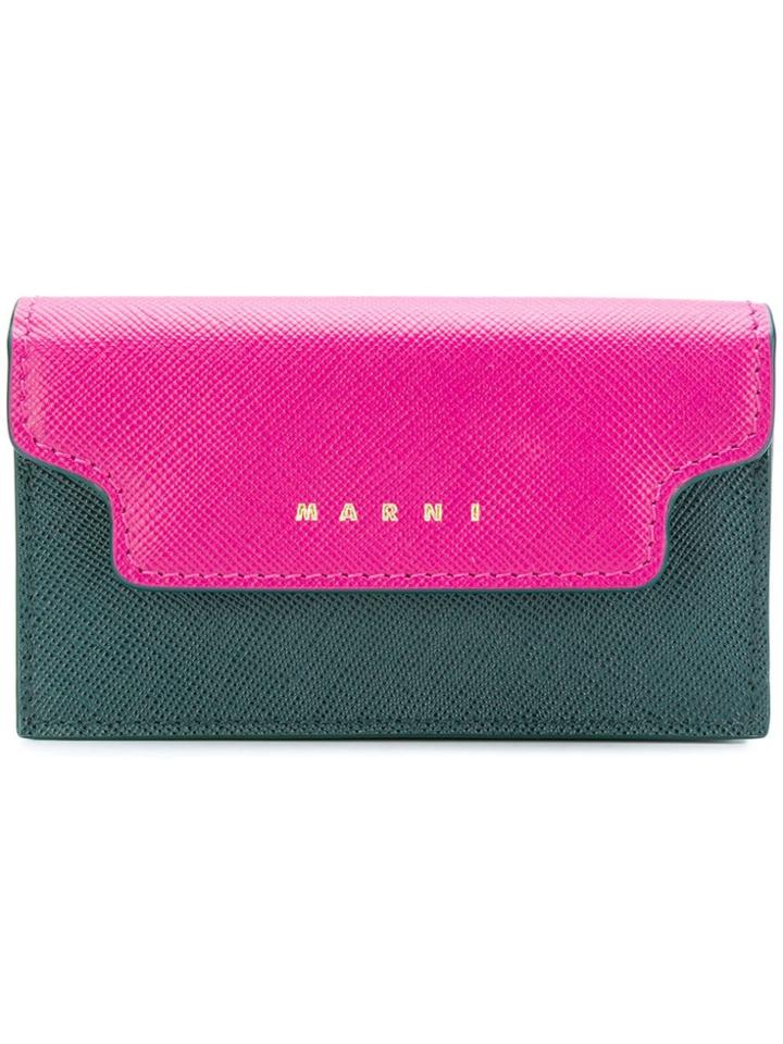 Marni Trunk Wallet - Green