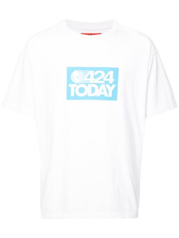 424 Fairfax 424 Today Slogan T-shirt - White