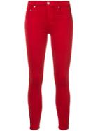 Nobody Denim Cult Skinny Ankle Ruby Red
