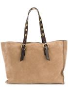 L'autre Chose Tote Bag With Tonal Straps - Nude & Neutrals