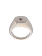 Nialaya Jewelry Skyfall Starburst Signature Ring - Metallic