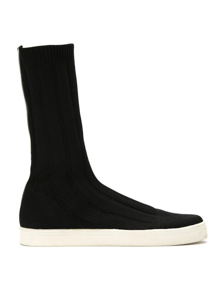 Gloria Coelho Knit Sock Sneakers - Black