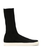 Gloria Coelho Knit Sock Sneakers - Black