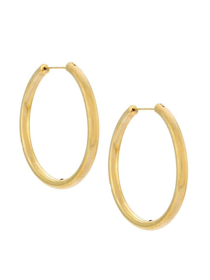 Serpui Gold Plated Hoop Earrings