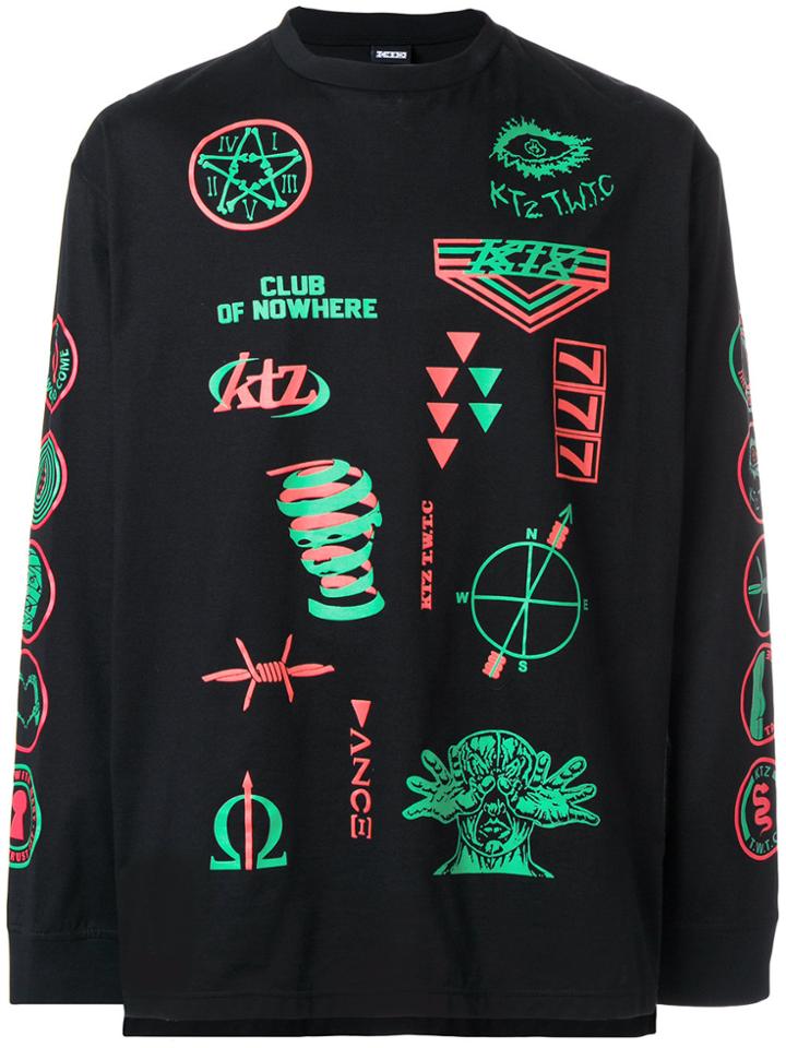 Ktz Scout Patch Print T-shirt - Black
