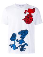 Comme Des Garçons Shirt Multi-prints T-shirt, Men's, Size: Medium, White, Cotton