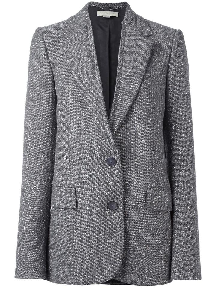 Stella Mccartney 'abrielle' Jacket, Women's, Size: 44, Grey, Polyamide/wool/viscose/cotton