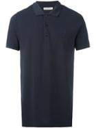 Versace Collection Classic Polo Shirt, Men's, Size: Large, Blue, Cotton