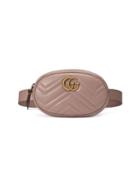 Gucci Gg Marmont Matelassé Belt Bag - Neutrals