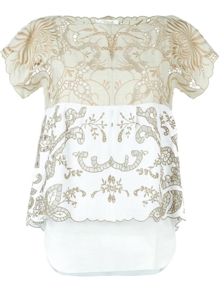 Chloé Embroidered Top