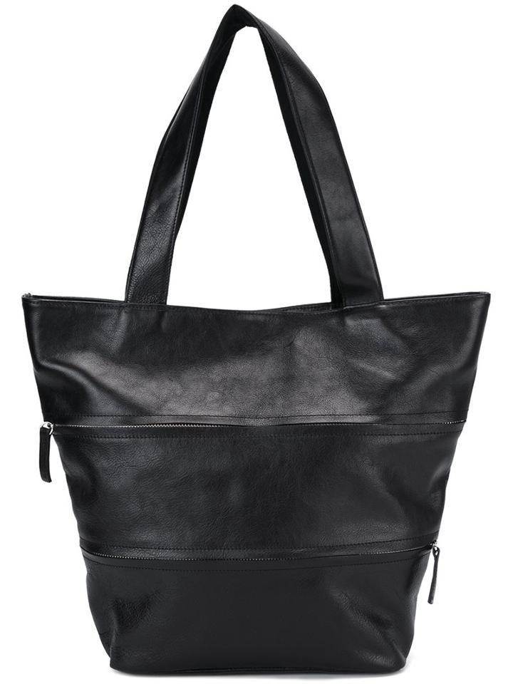 Yohji Yamamoto Zipper Tote, Women's, Black