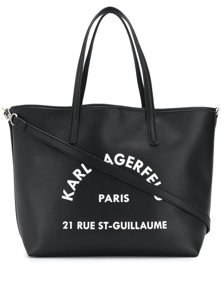 Karl Lagerfeld Rue St Guillaume Tote - Black