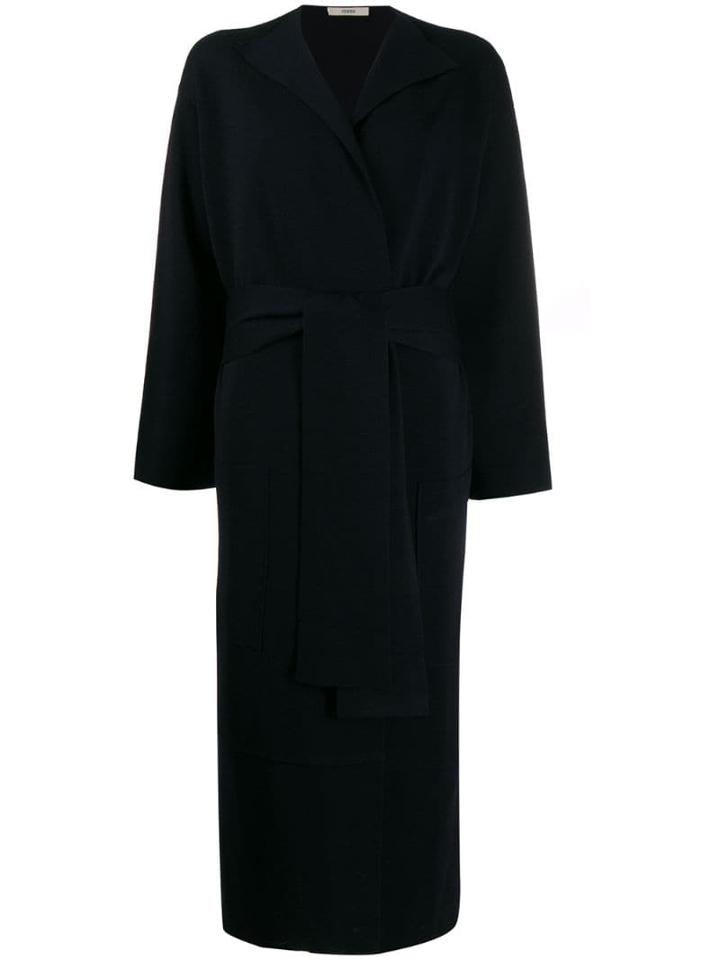 Odeeh Long Wrap Cardigan - Blue