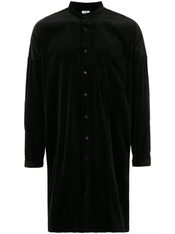 Gold / Toyo Enterprise Band Collar Shirt - Black