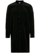 Gold / Toyo Enterprise Band Collar Shirt - Black