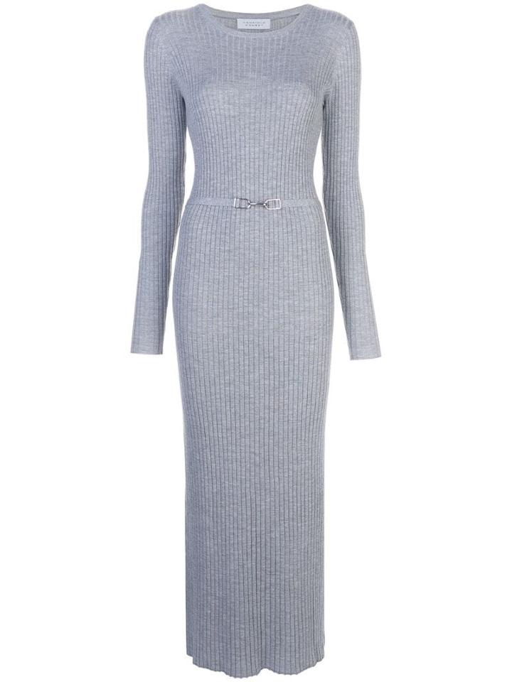 Gabriela Hearst Rib Knit Dress - Grey
