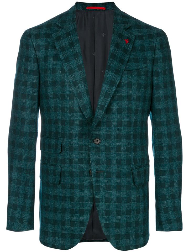 Isaia Checked Blazer - Unavailable