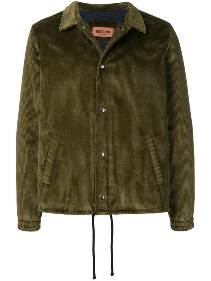 Missoni Embroidered Logo Jacket - Green