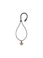 Marni Strass Necklace, Women's, Black, Leather/metal/crystal