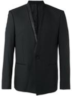 The Kooples - Shawl Collar Blazer - Men - Cotton/lamb Skin/polyester/wool - 50, Black, Cotton/lamb Skin/polyester/wool