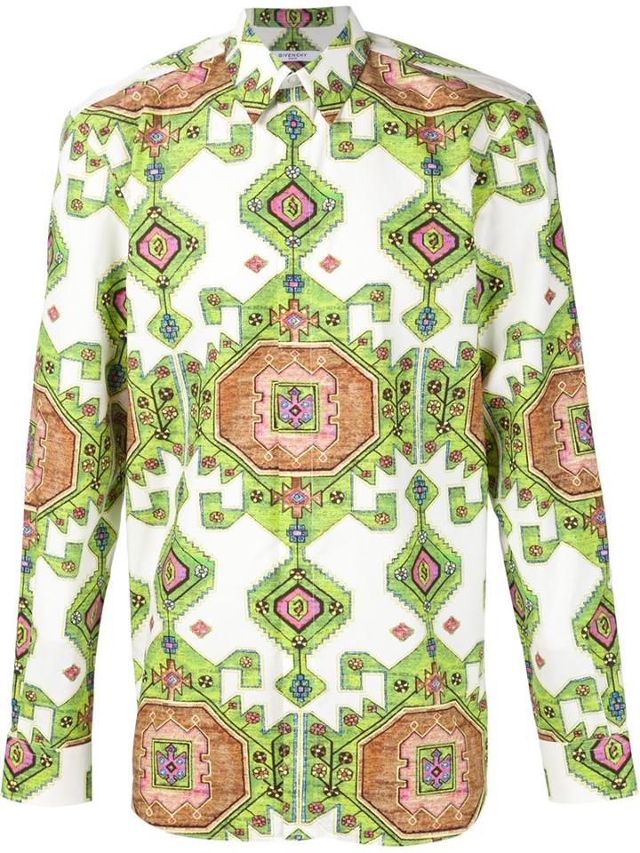 Givenchy Geometric Print Shirt
