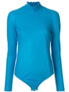 Facetasm Long-sleeve Playsuit - Blue