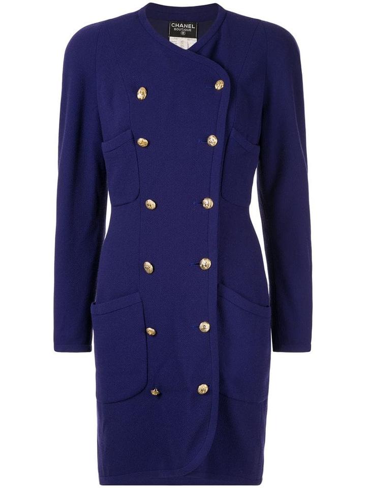 Chanel Pre-owned Jacket Dress - Purple