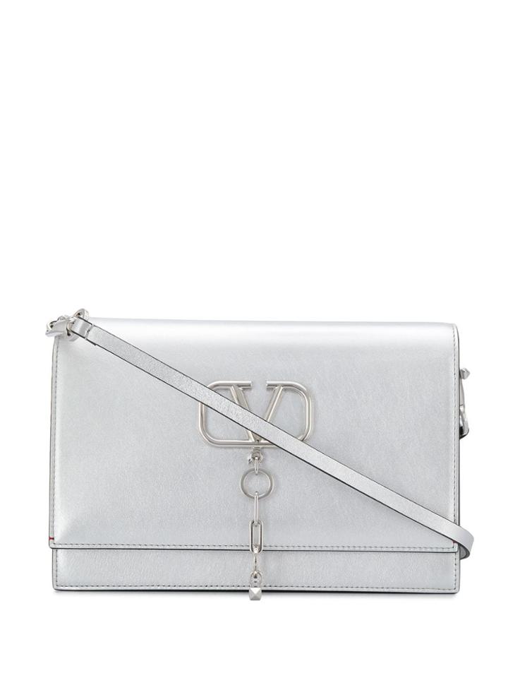Valentino Valentino Garavani Vcase Shoulder Bag - Grey