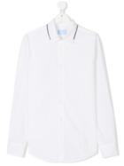 Lanvin Petite Contrast Piping Shirt - White