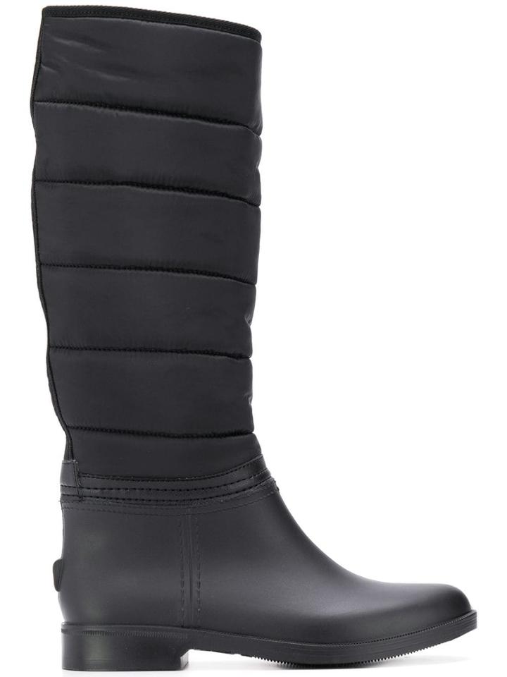Emporio Armani Quilted Boots - Black