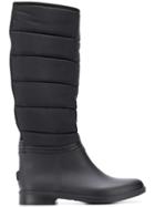 Emporio Armani Quilted Boots - Black