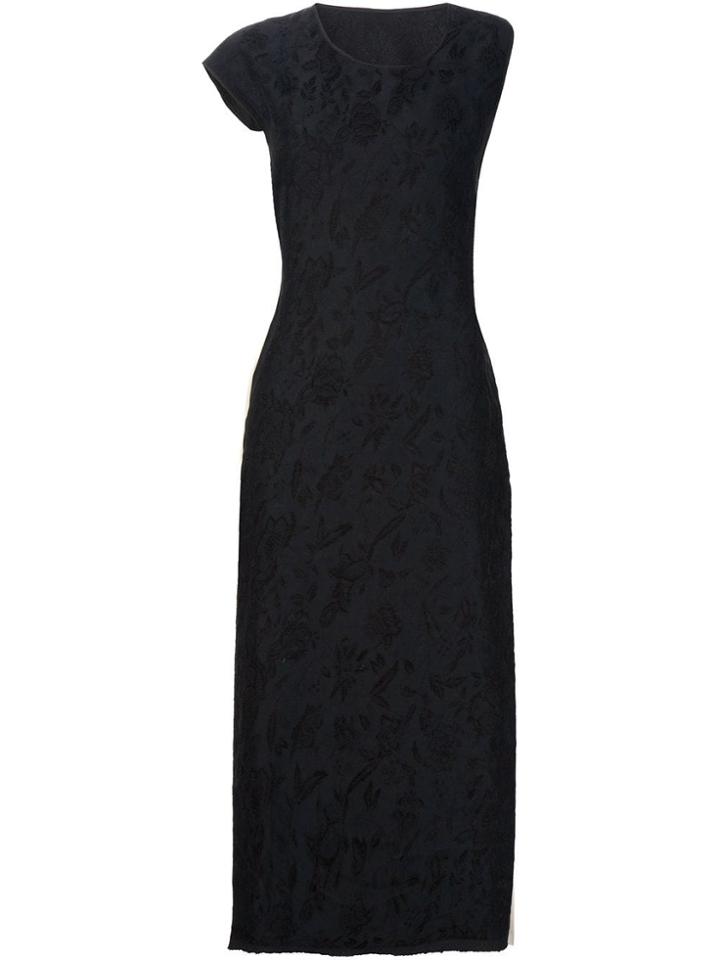 Uma Wang Pleated Back Dress - Black
