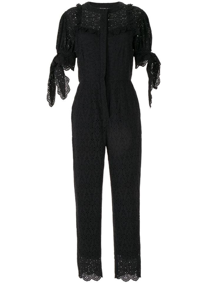 Sir. Amelie Embroidered Jumpsuit - Black