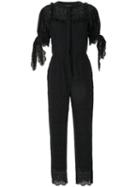 Sir. Amelie Embroidered Jumpsuit - Black