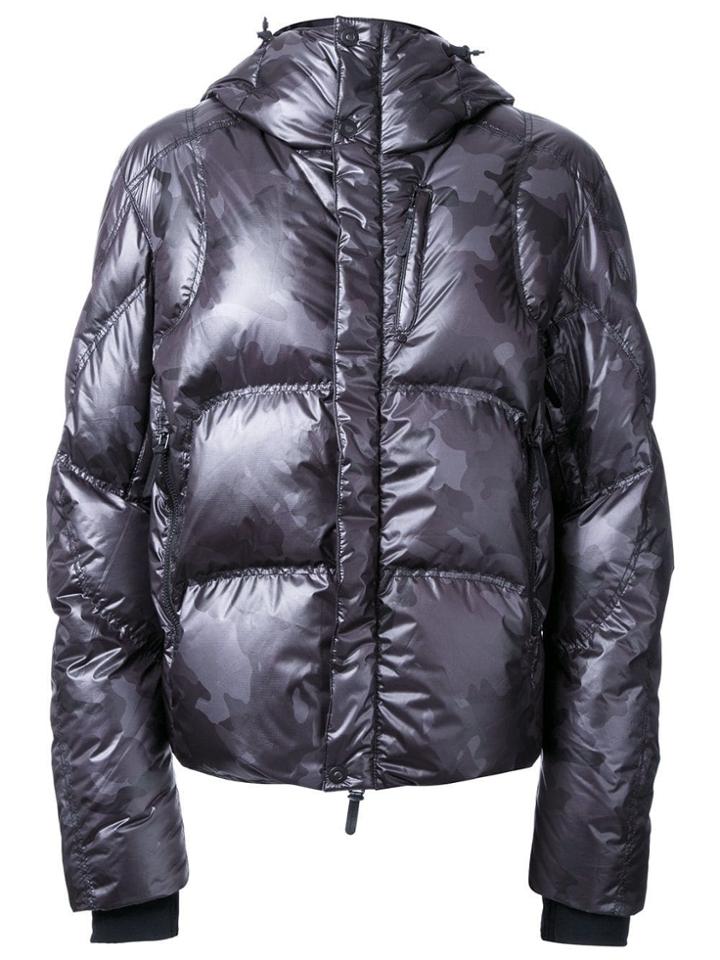 Kru Hooded Down Jacket - Black