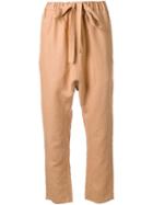 Kitx 'high Frequency' Trousers, Women's, Size: 6, Yellow/orange, Linen/flax/tencel
