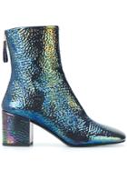 Premiata Iridescent Finish Boots - Blue