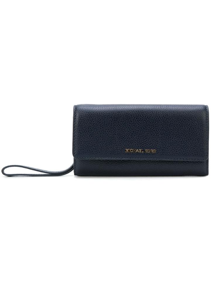 Michael Michael Kors Fold Over Purse - Blue