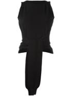 Mm6 Maison Margiela Knit Tank Top, Women's, Size: Small, Black, Wool