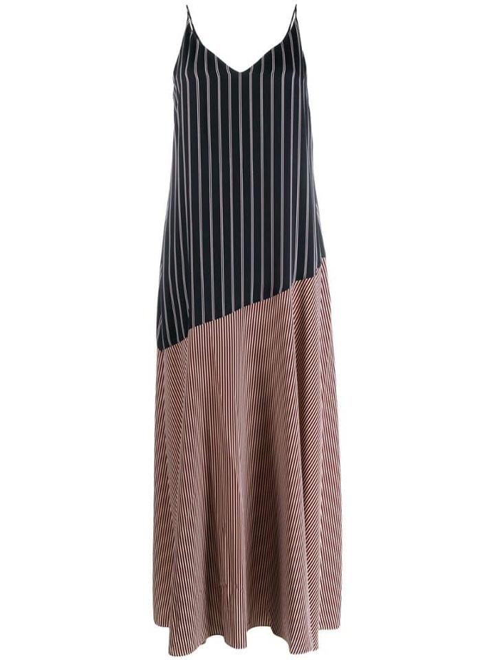 Ps Paul Smith Striped Maxi Dress - Blue