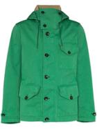 Ten C Hooded Cotton Jacket - Green