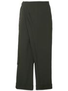 I'm Isola Marras Cropped Envelope Trousers - Green